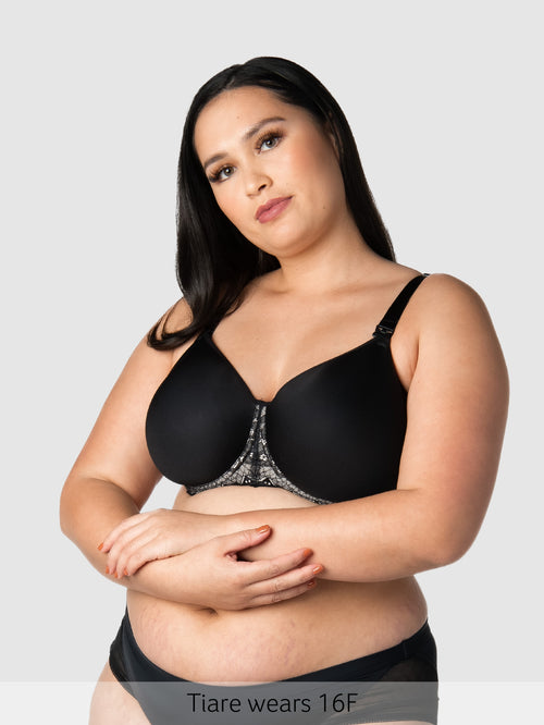 Obsession T-Shirt Nursing Bra - Black