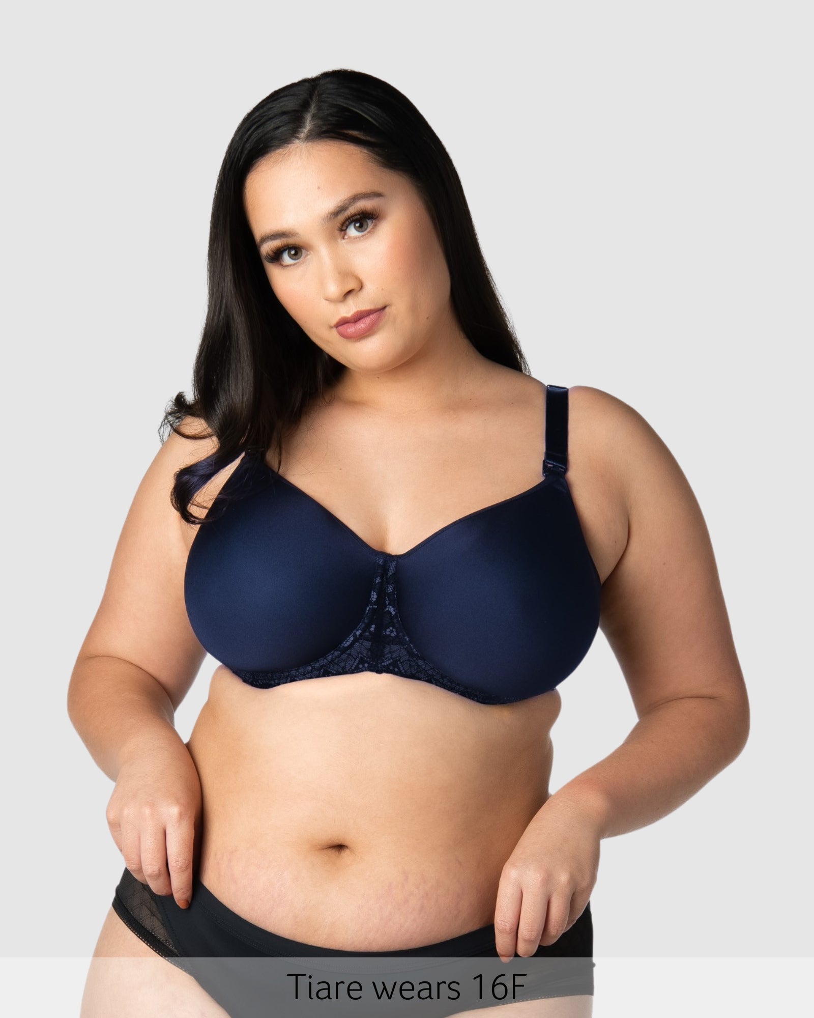 Obsession Contour T-Shirt Nursing Bra - Navy