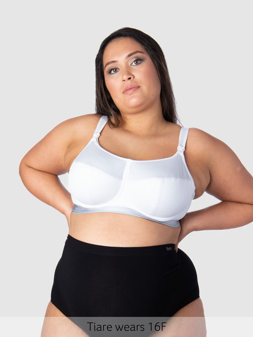 Reactivate Sports Nursing Bra - White