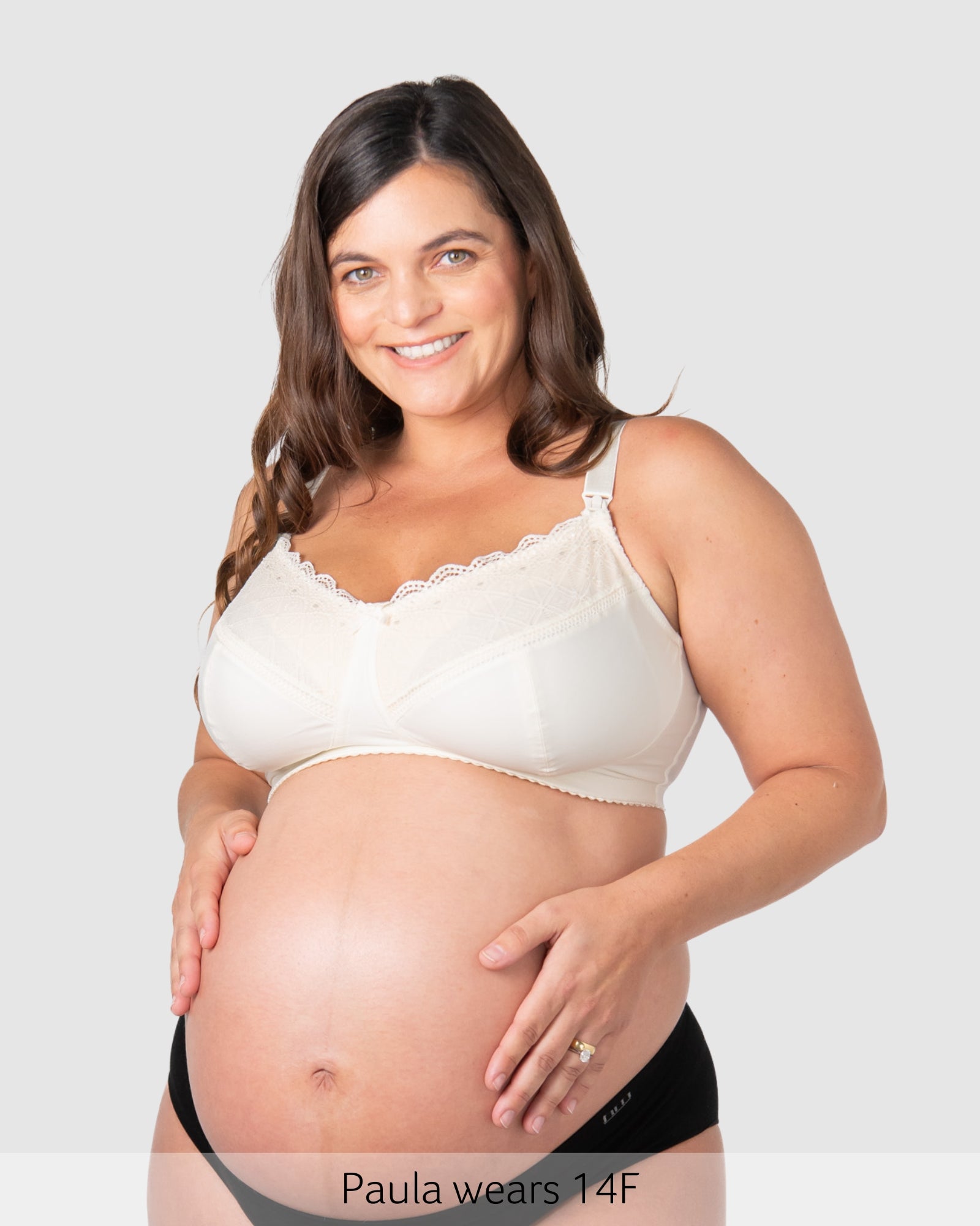 Show Off Wirefree Nursing Bra - Ivory
