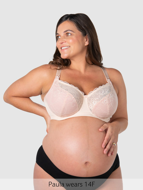 Temptation Full Cup Nursing Bra - Powder