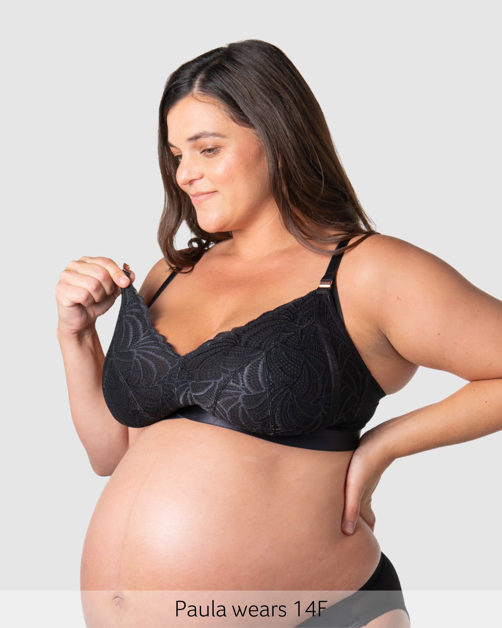 Nursing clip on Warrior 2.0 Multifit Nursing Bra - Black