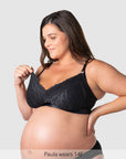 Nursing clip on Warrior 2.0 Multifit Nursing Bra - Black