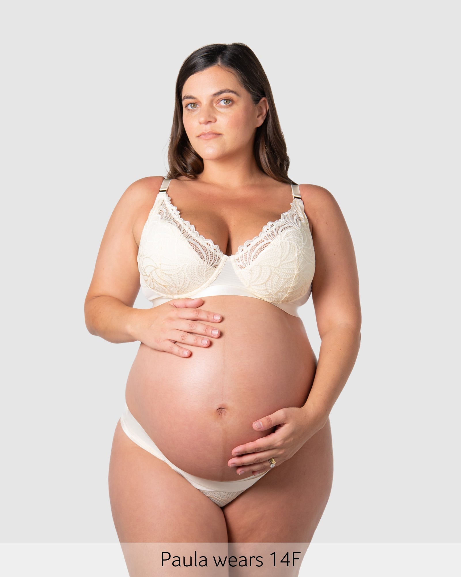 Warrior Plunge Nursing Bra - Ivory