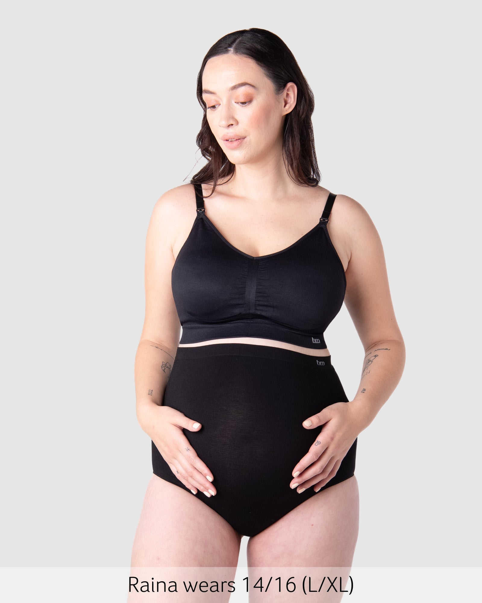 My Necessity Seamless Maternity Brief - Black