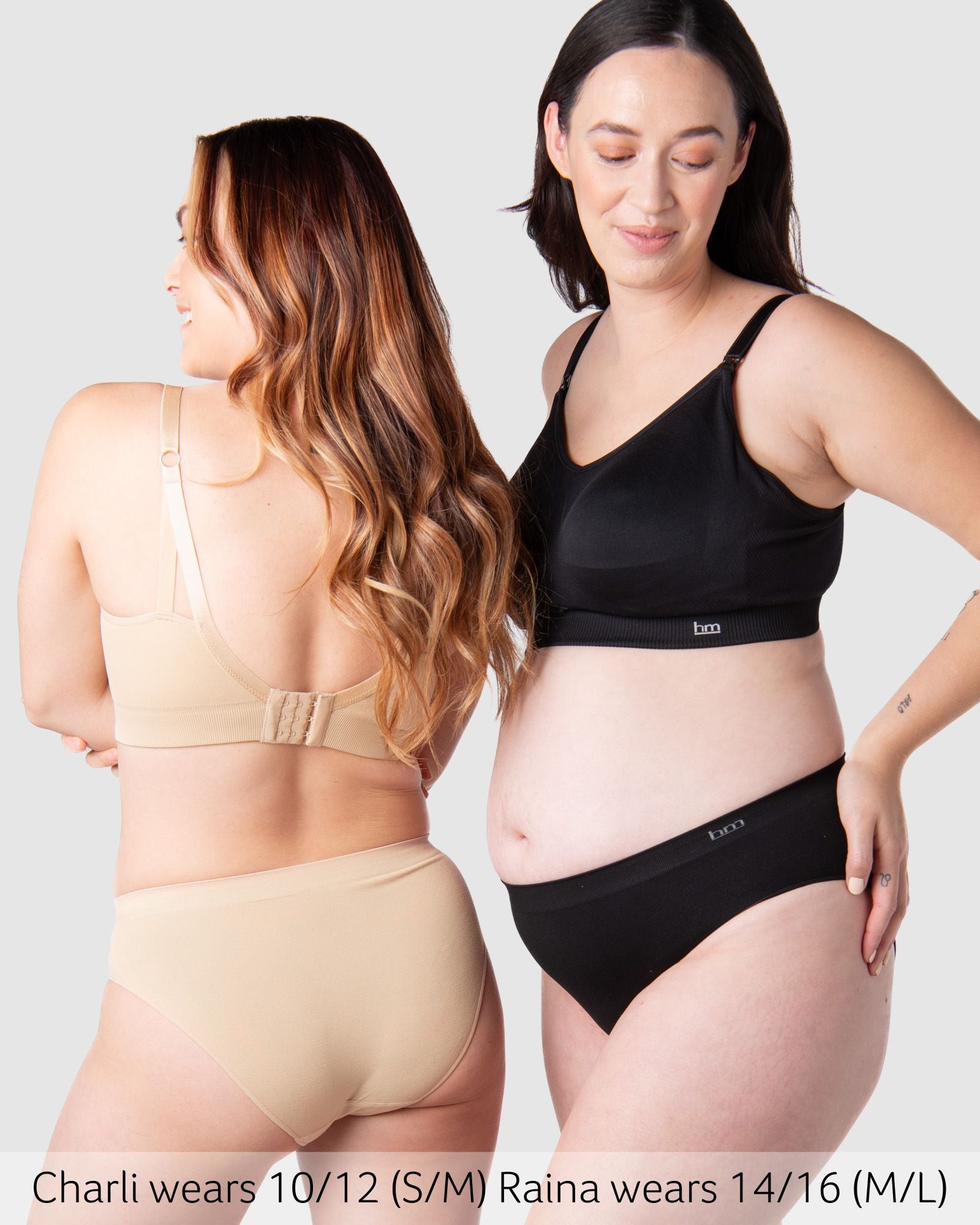 My Necessity Seamless Bikini Brief - Black & Cashmere 2PK 