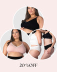 Nursing Bra Must Haves - 2 Pack with Briefs - Full Cup