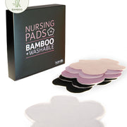HOTMILK NZ BAMBOO REUSABLE NURSING BREAST PADS - 8 pads