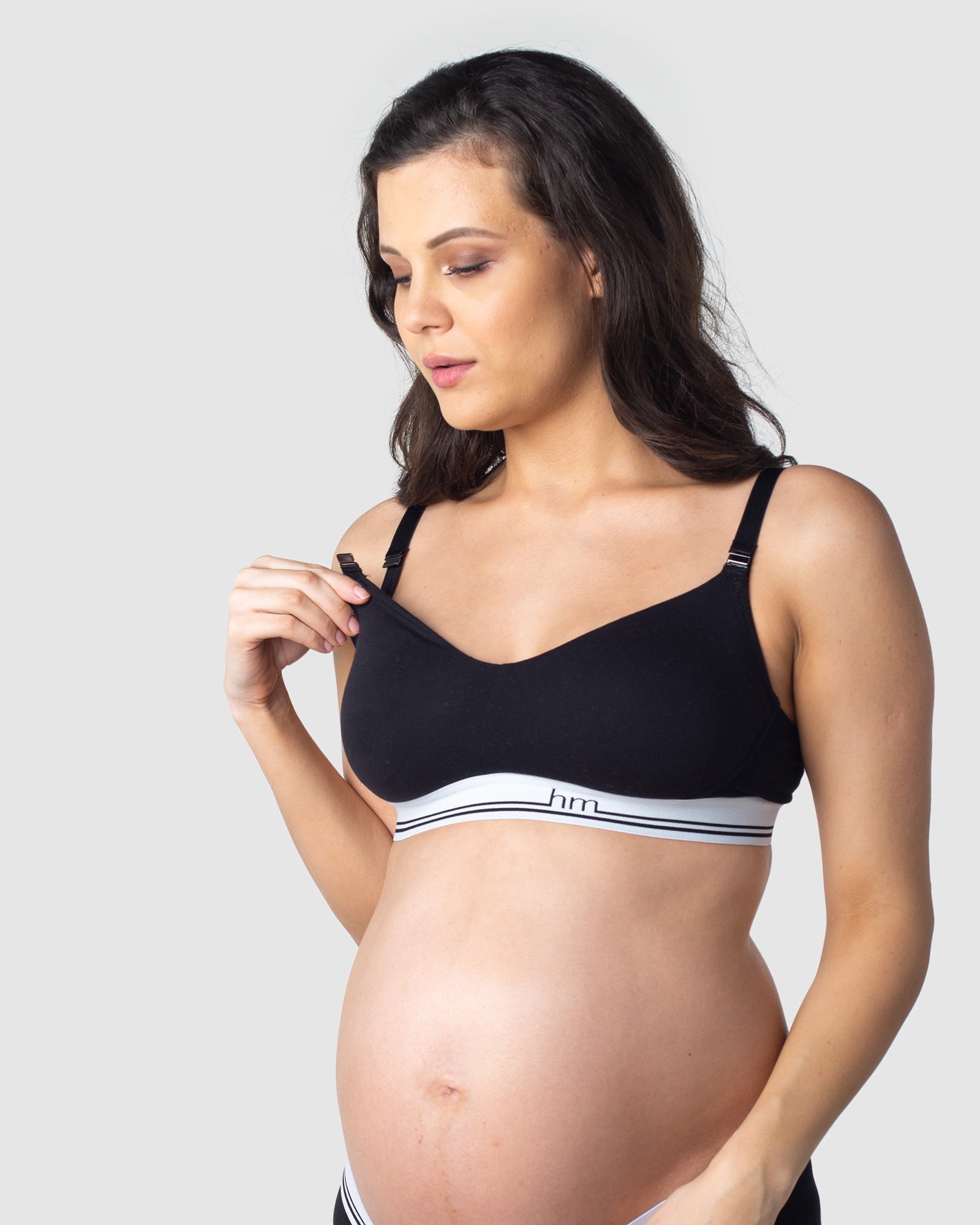 ICON COTTON BLACK MULTIFIT NURSING BRA - WIREFREE