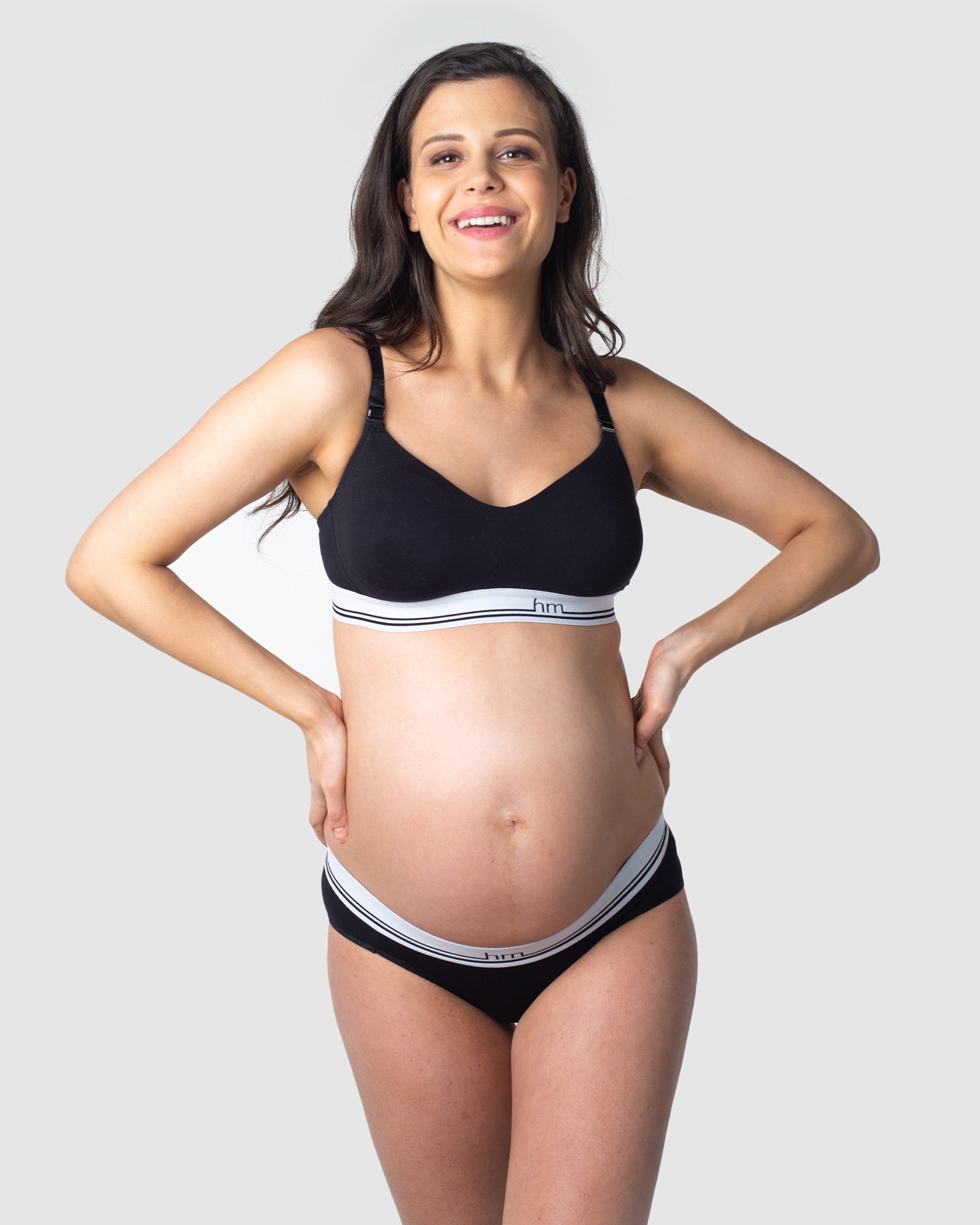 ICON COTTON BLACK MULTIFIT NURSING BRA - WIREFREE