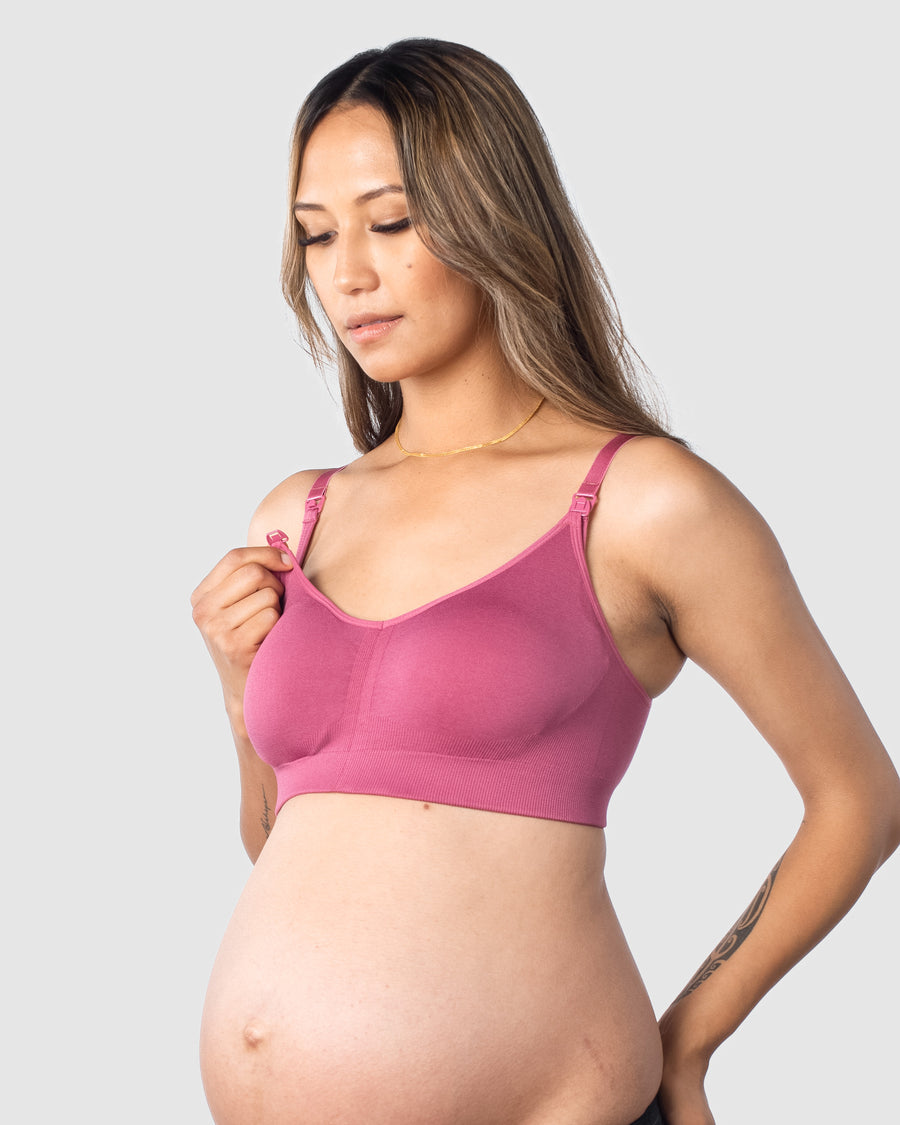 HOTMILK MY NECESSITY ROSE MULTIFIT REGULAR MATERNITY NURSING BRA  - WIREFREE