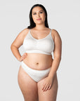 HOTMILK NZ MY NECESSITY WHITE MULTIFIT FULL CUP MATERNITY AND NURSING BRA  - WIREFREE