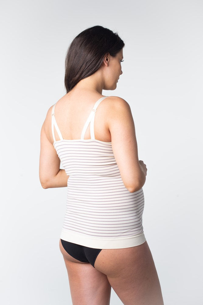 HOTMILK MY NECESSITY CAMI TWILIGHT STRIPE FOR PREGNANT AND NURSING MOTHERS