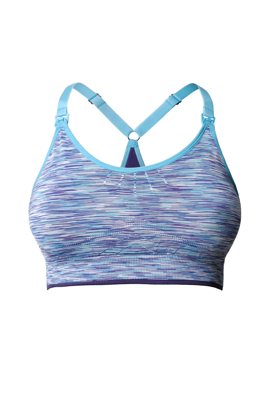 HOTMILK VITALITY BLUE YOGA / SPORTS PREGNANCY AND NURSING BRA