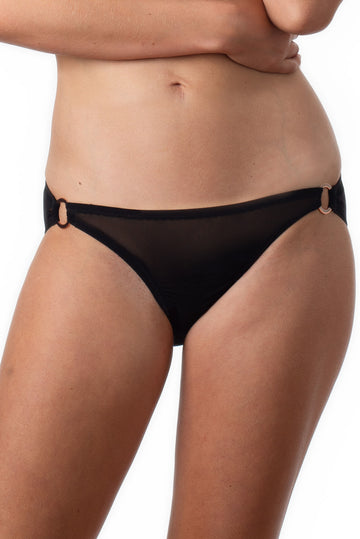 PROVOCATEUR BLACK BIKINI BRIEF